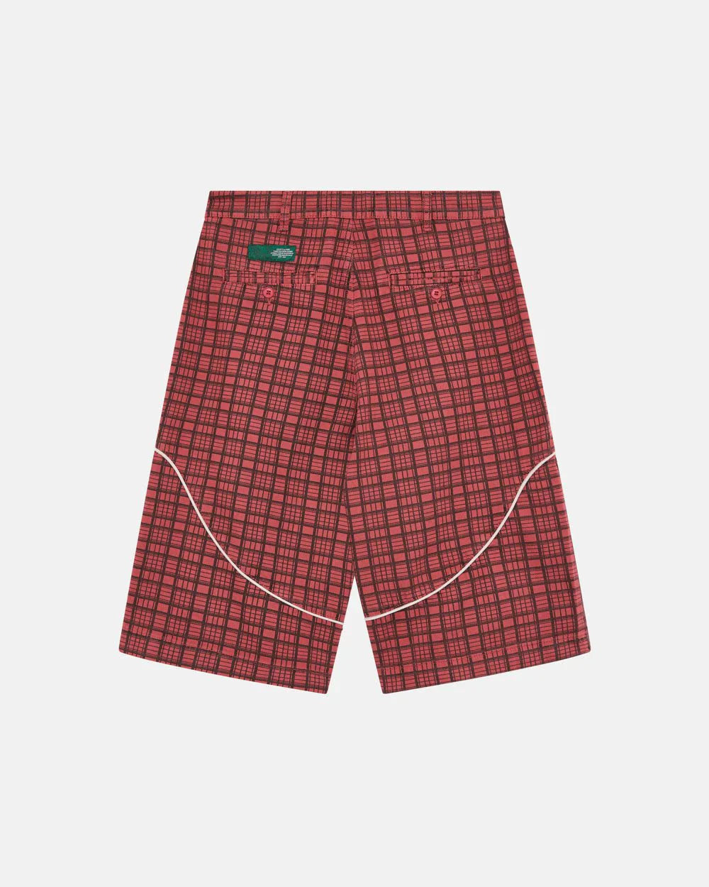 COLD CULTURE CRIMSON PLAID SUIT JORTS