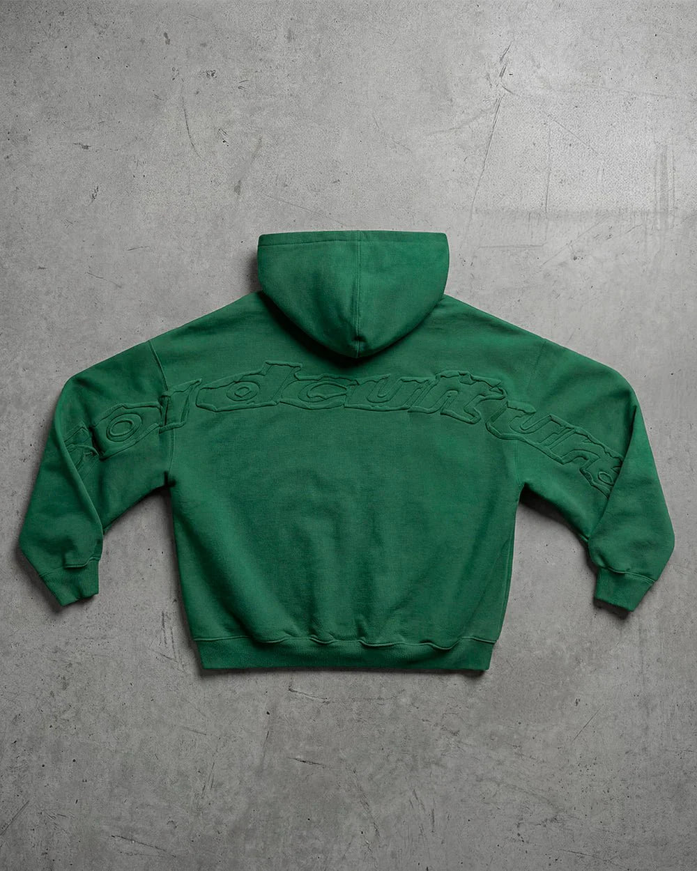 COLD CULTURE DISTRESS CURVED HOODIE