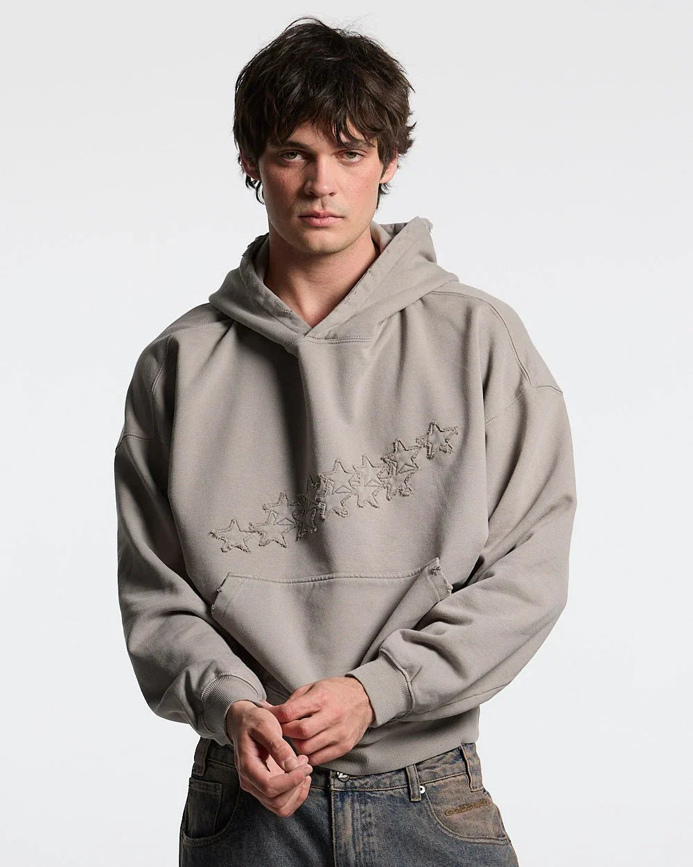 COLD CULTURE DISTRESS STARS HOODIE