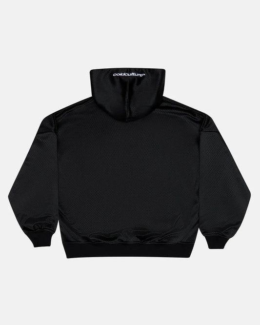 COLD CULTURE RIOT MESH HOODIE BLACK