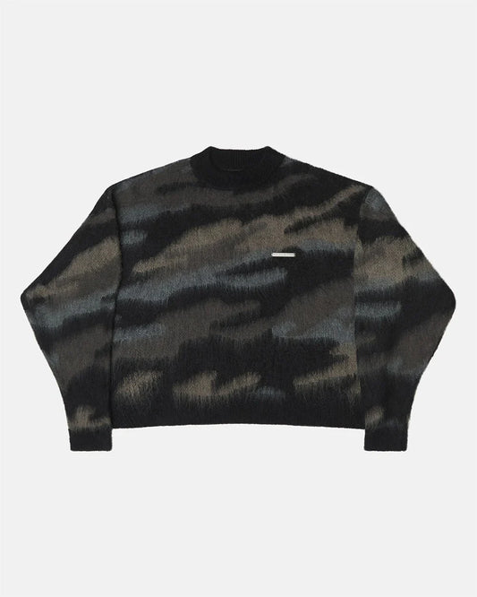 COLD CULTURE CAMO KNITWEAR DARK BROWN
