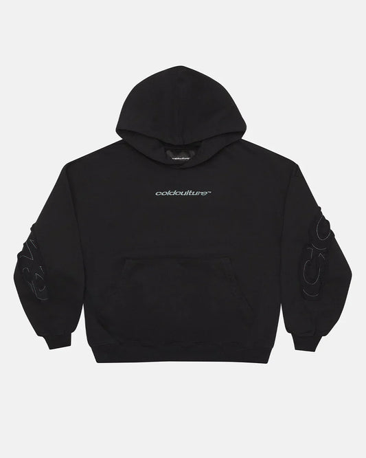 COLD CULTURE DISTRESS CURVED HOODIE