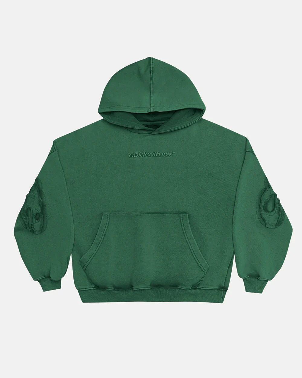 COLD CULTURE DISTRESS CURVED HOODIE
