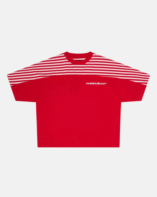 COLD CULTURE LOLLY HALF STRIPES TEE