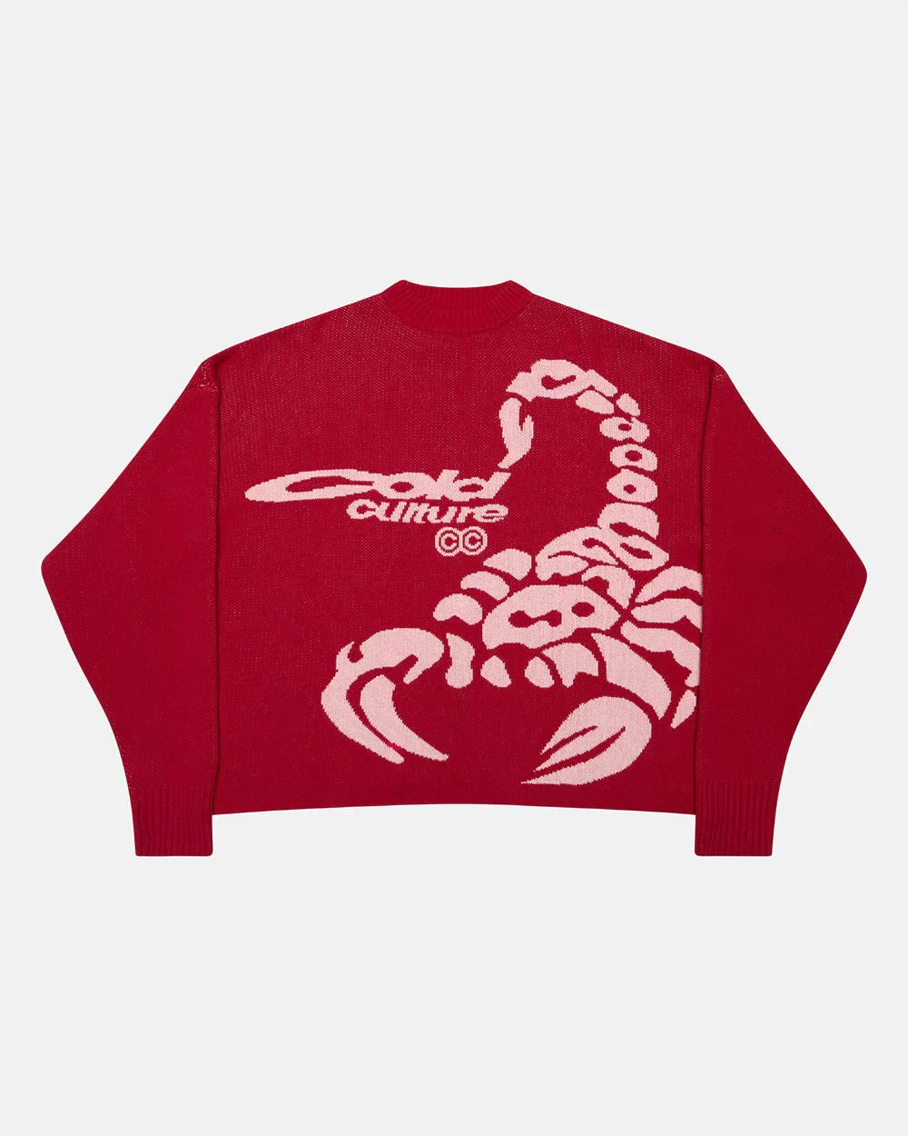 COLD CULTURE POISON KNIT RED AND SALMON