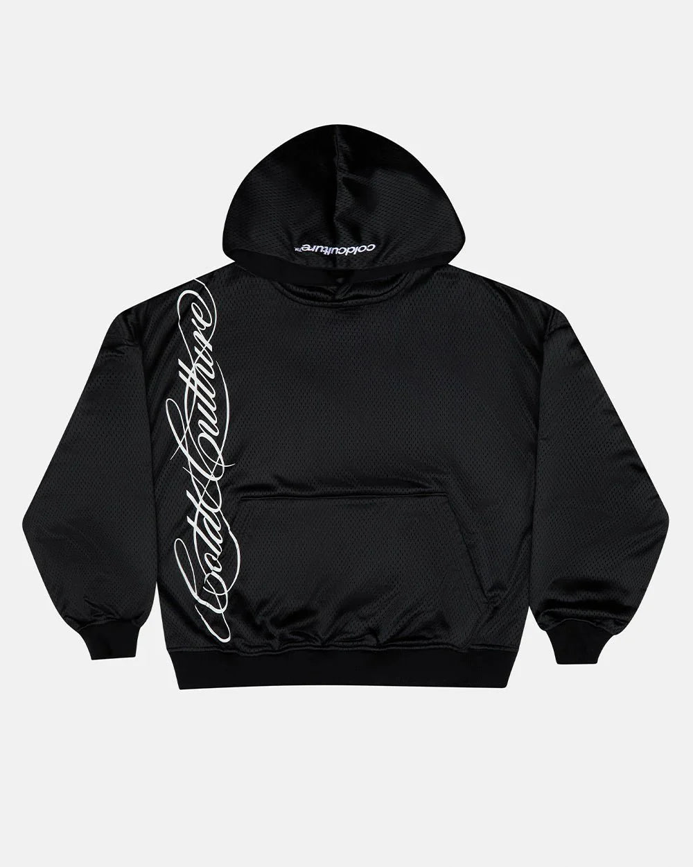 COLD CULTURE RIOT MESH HOODIE BLACK