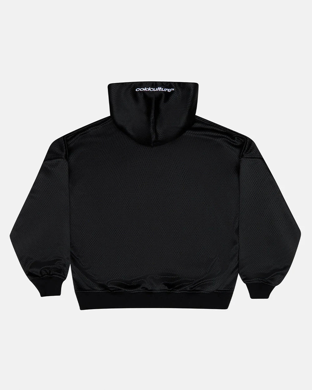 COLD CULTURE RIOT MESH HOODIE BLACK
