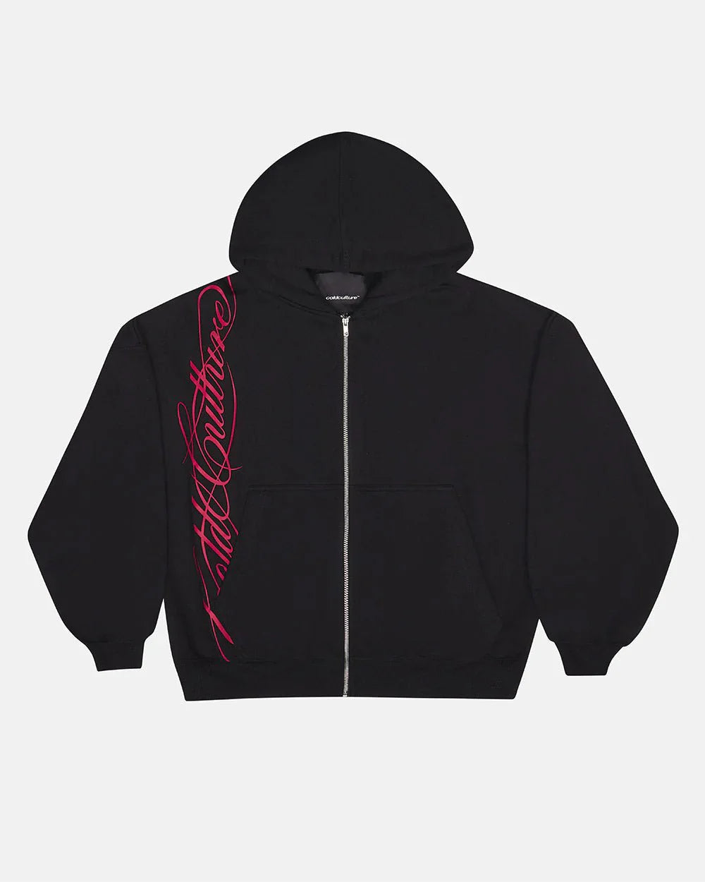 COLD CULTURE SCRIPT ZIP HOODIE