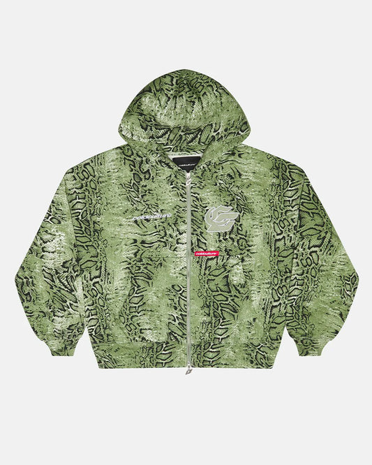 COLD CULTURE SNAKE ZIP HOODIE