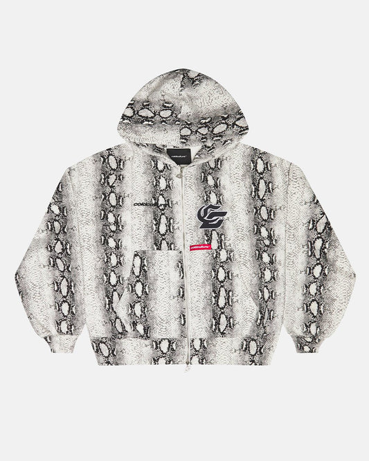 COLD CULTURE SNAKE ZIP HOODIE