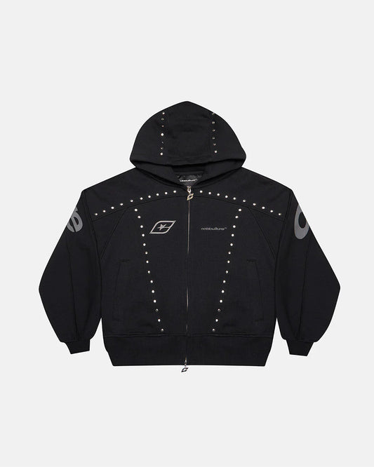 COLD CULTURE STUD ZIP HOODIE