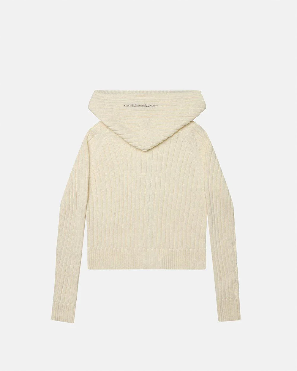 COLD CULTURE TRACK HOOD ZIP KNIT