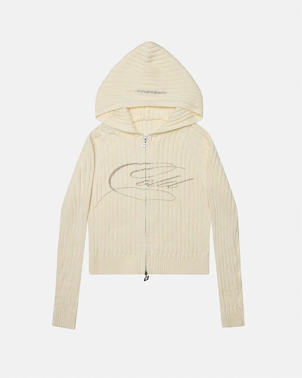 COLD CULTURE TRACK HOOD ZIP KNIT